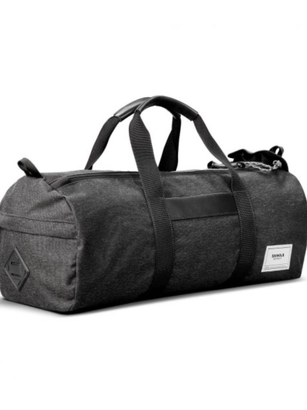 Shinola Detriot Rambler Nylon Duffle Bag Black & Gray